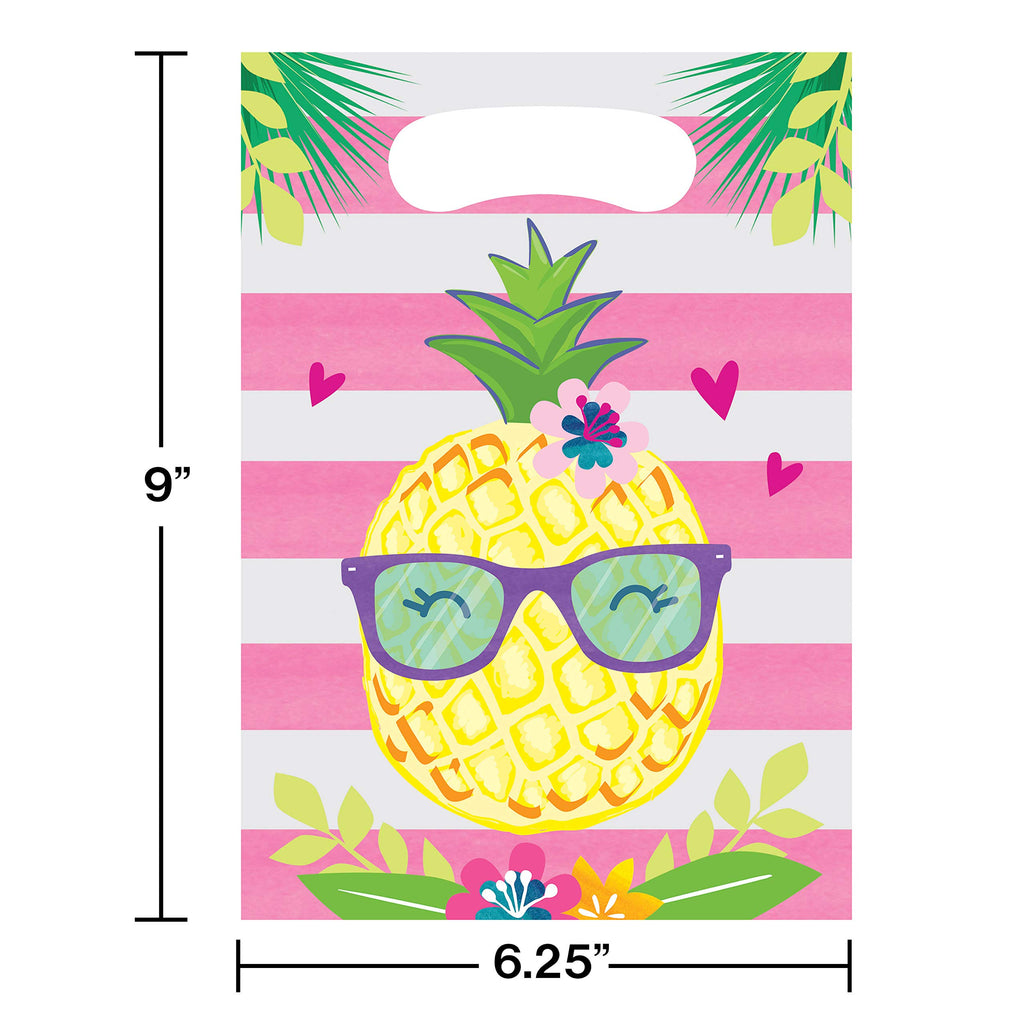 Creative Converting Pineapple And Friends Party Favor, 0.1 X 7 X 12, Multicolor