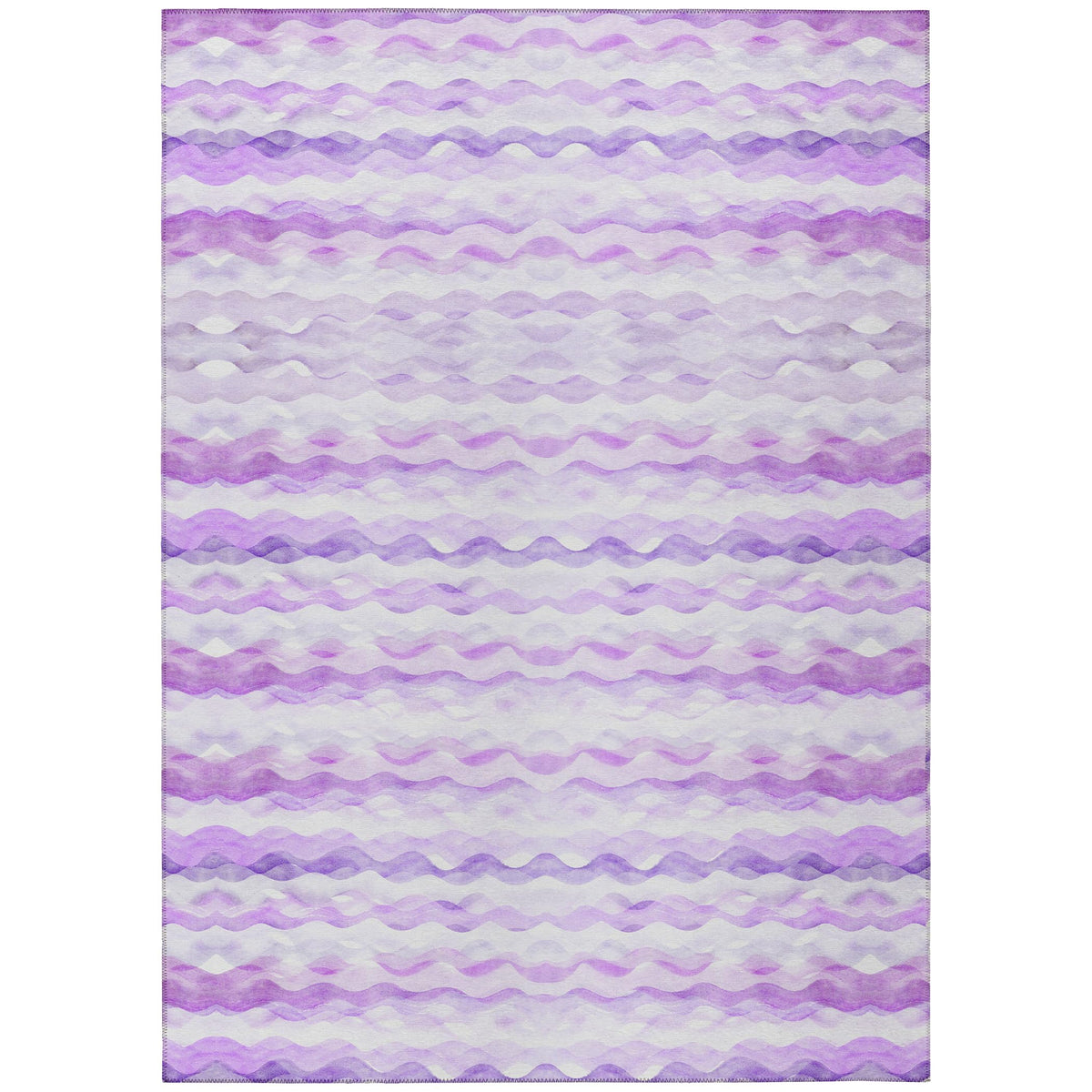 Addison Rugs Surfside Asr46 Purple 9' X 12' Indoor Outdoor Rug, Easy Clean, Machine Washable, Non Shedding, Bedroom, Living Room, Dining Room, Kitchen, Patio Rug
