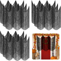 ZeeDix 9 Pack Black Halloween Creepy Cloth 30 x 75 Inch Halloween Decoration Spooky Scary Gauze Cloth Black Cheesecloth for Hall