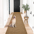 Gotohipi Runner Rug 6x32 Indoor Outdoor Utility Carpet,Area Rugs with Non Slip Rubber Backing for Hallway Kitchen Entryway Balco