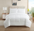 Dorm Room Essentials College Bedding Comforter Set 5 Piece Twin Size Bed In A Bag For College Students Boys And Girls, Twin, Whi