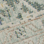 HomeRoots 532015 9 x 13 ft. Sea Green Medallion Power Loom Rectangle Area Rug