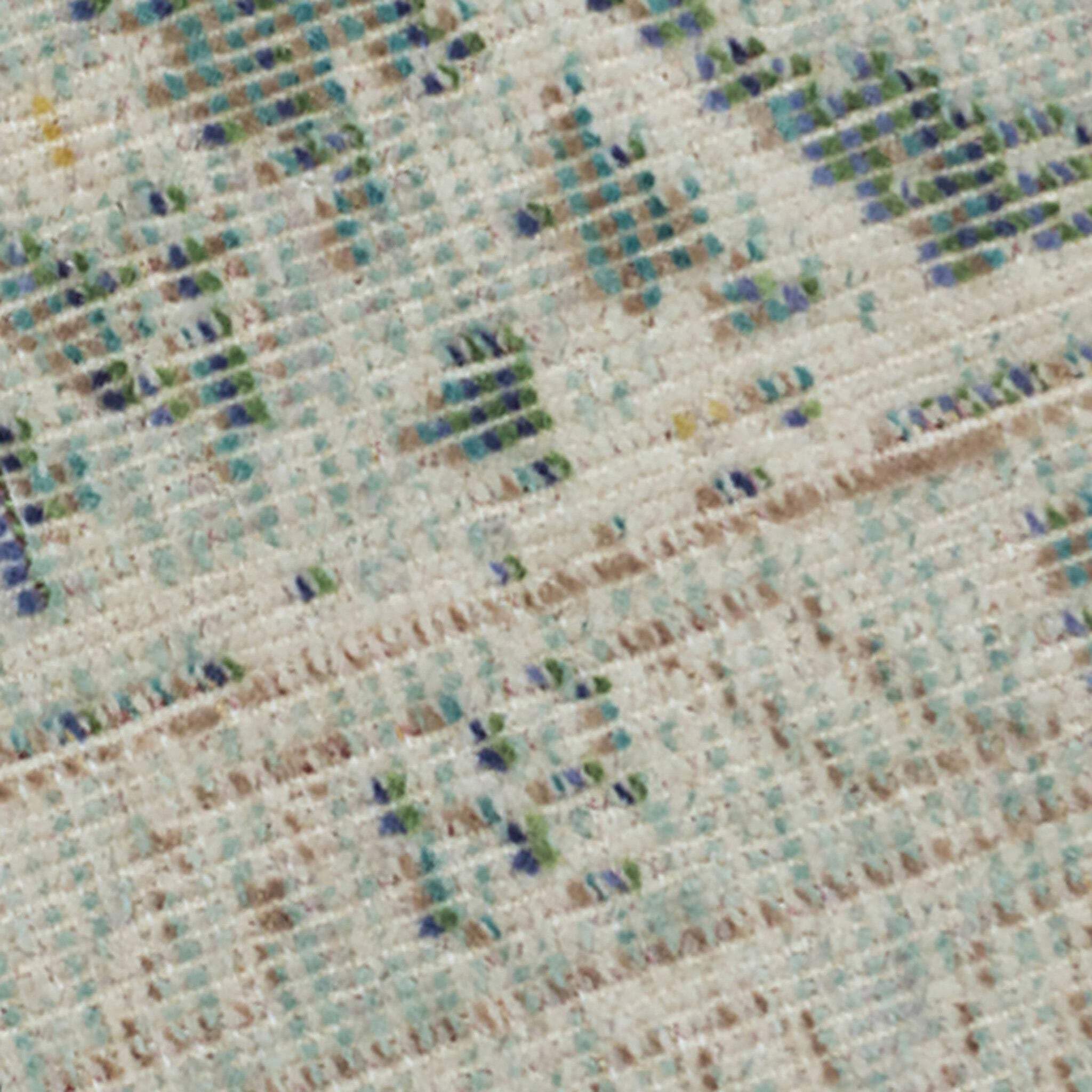 HomeRoots 532015 9 x 13 ft. Sea Green Medallion Power Loom Rectangle Area Rug
