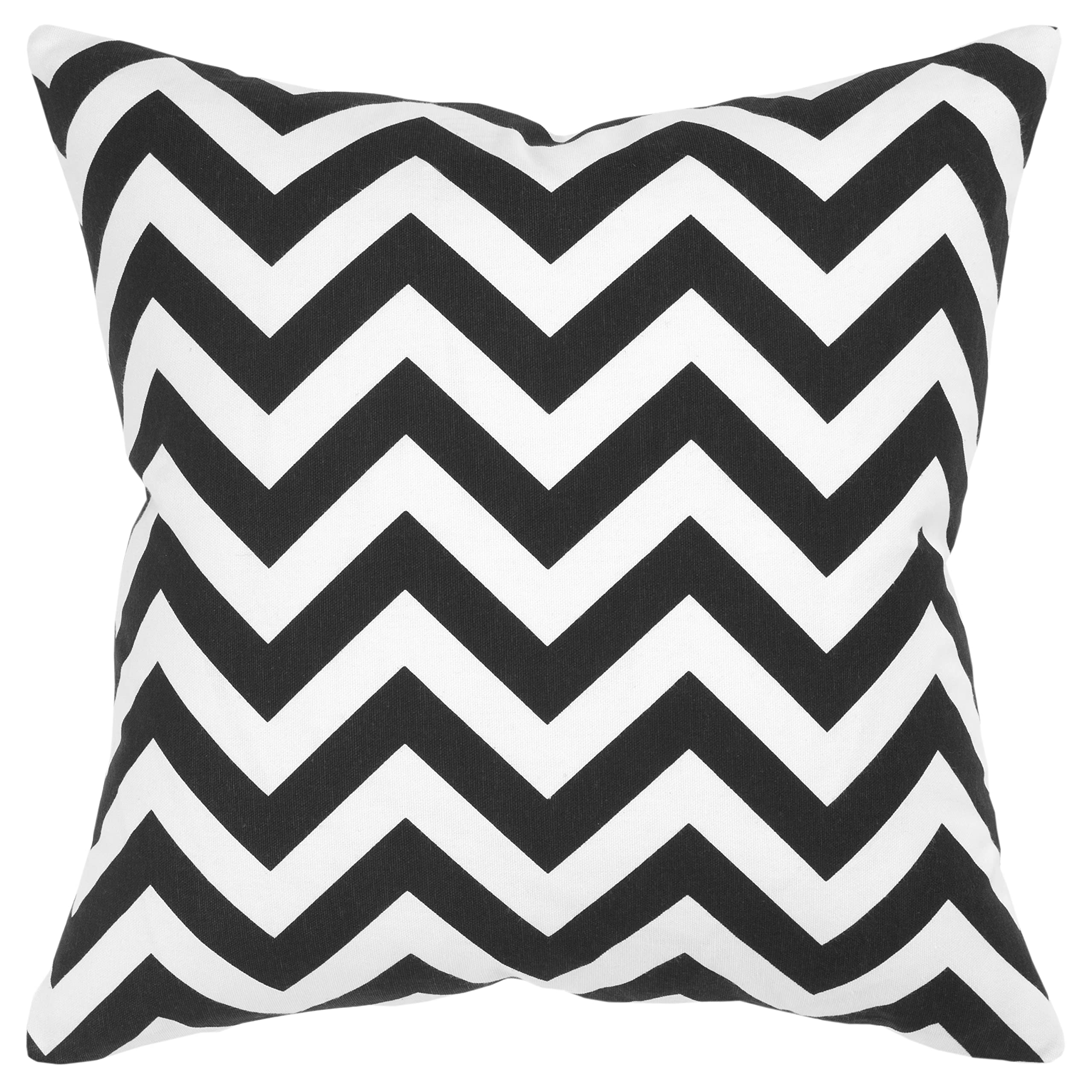 Rizzy Home | T06159 | 18"x18" White/Blue Decorative Pillow | Down Fill