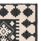 Safavieh Veranda Collection Accent Rug - 4' X 5'7', Ivory & Grey, Boho Design, Non-Shedding & Easy Care, Indoor/Outdoor & Washa