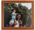 ArtToFrames 20x24 Inch Brown Picture Frame, This 1.25 Inch Custom Wood Poster Frame is Honey - Comes with Foam Backing 3/16 inch