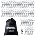 50PCS Clothes Pins Heavy Duty Outdoor, clothespins for Hanging Clothes, Laundry Cloths pin Clips Clothes pin Clothespin Close Cl