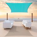 Colourtree Tapr0810 Custom Size 17' X 19' Turquoise Sun Shade Sail Upf50 Canopy Uv Block Rectangle - Commercial Standard Heavy D