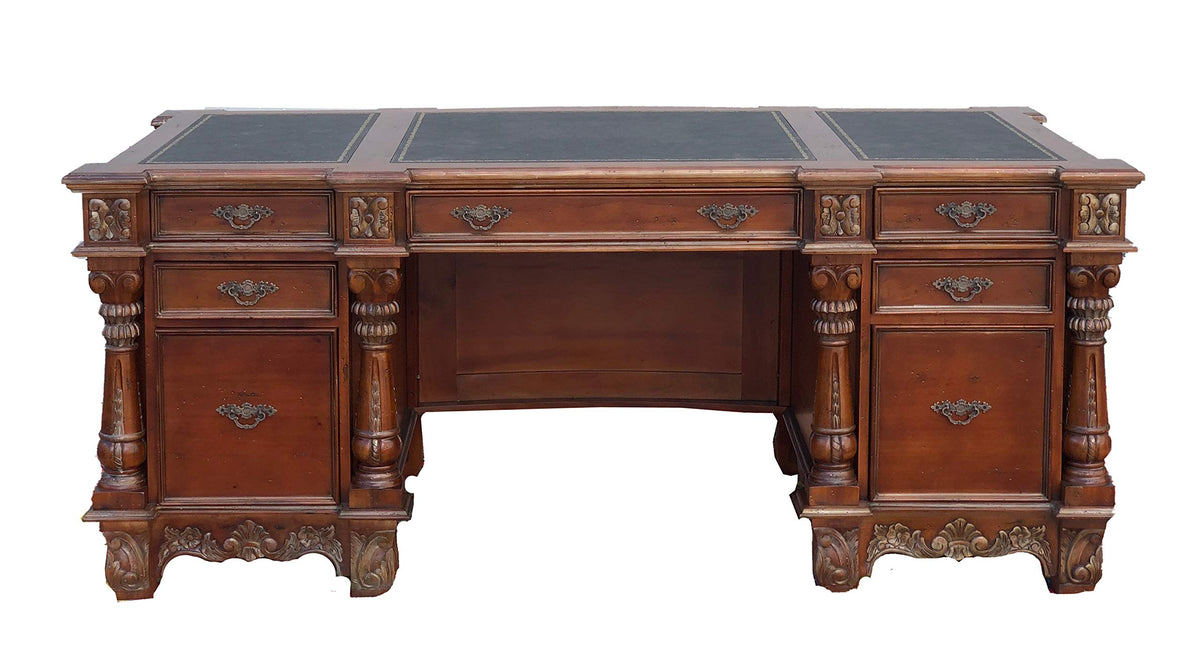 AFD Home Monarch Mahogany Executive Desk VC (KIT)