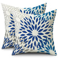 Outdoor Pillow Covers Set Of 2, Waterproof Throw Pillow Cover 18X18 Inch, Elegant Pillowcase For Patio Funiture Garden Couch