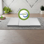 Treaton, 4-Inch Tri-Folding Gel Memory Foam Portable Floor Mattress | Breathable Mesh, Ultra Soft, Cot Pad, Removable And Washab