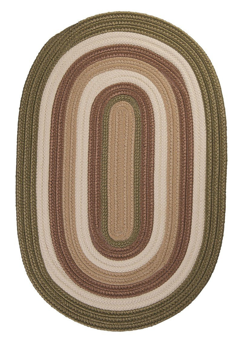 Colonial Mills Brooklyn Bn69 Green Rug 6X6