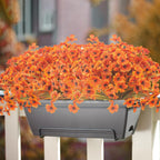 Grunyia Artificial Fall Flowers For Outdoors, 20 Bundles Faux Plants No Fade Plastic Shrubs Autumn Decor Farmhouse Home Garden T