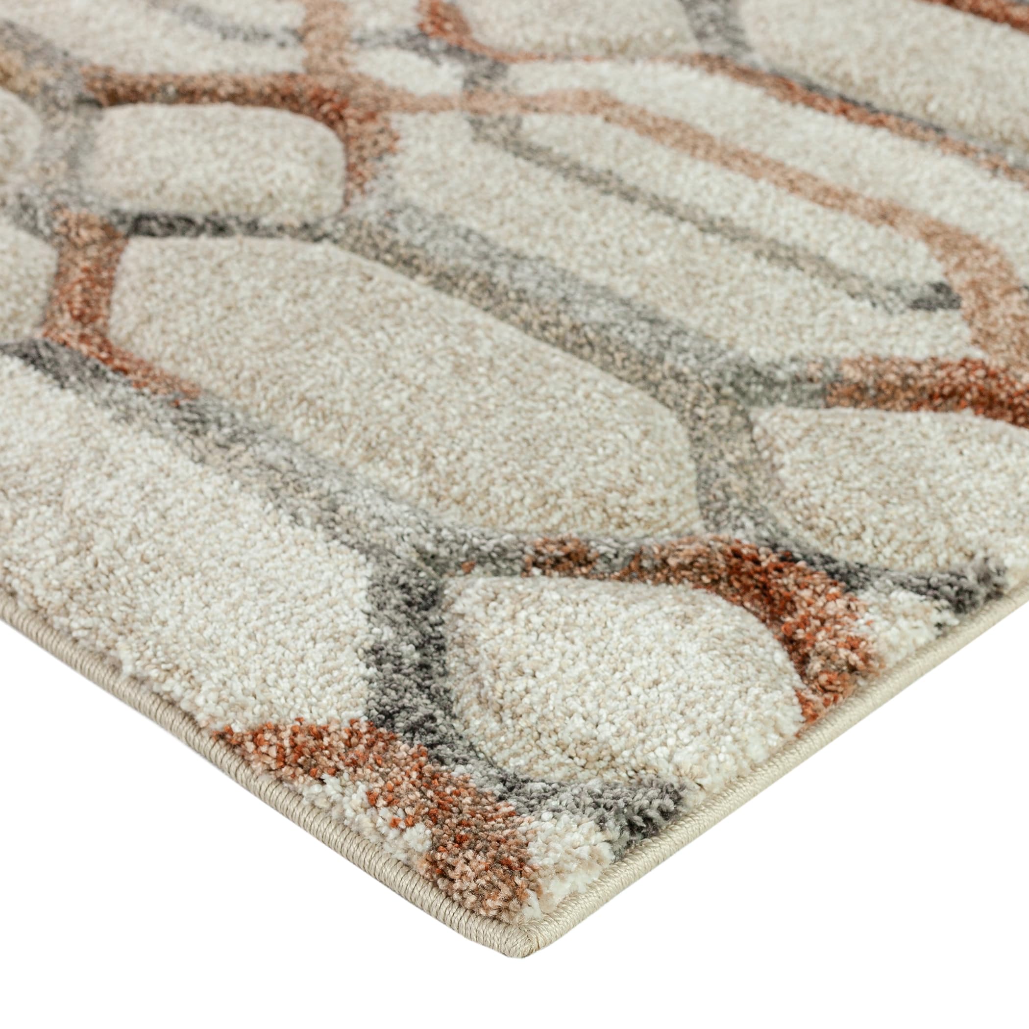 Dalyn Rug Carmona Co7 Linen 3'1' X 5' Rectangle Soft Area Rug, Easy Clean, Non Shedding, Bedroom, Entry, Living Room, Dining Ro