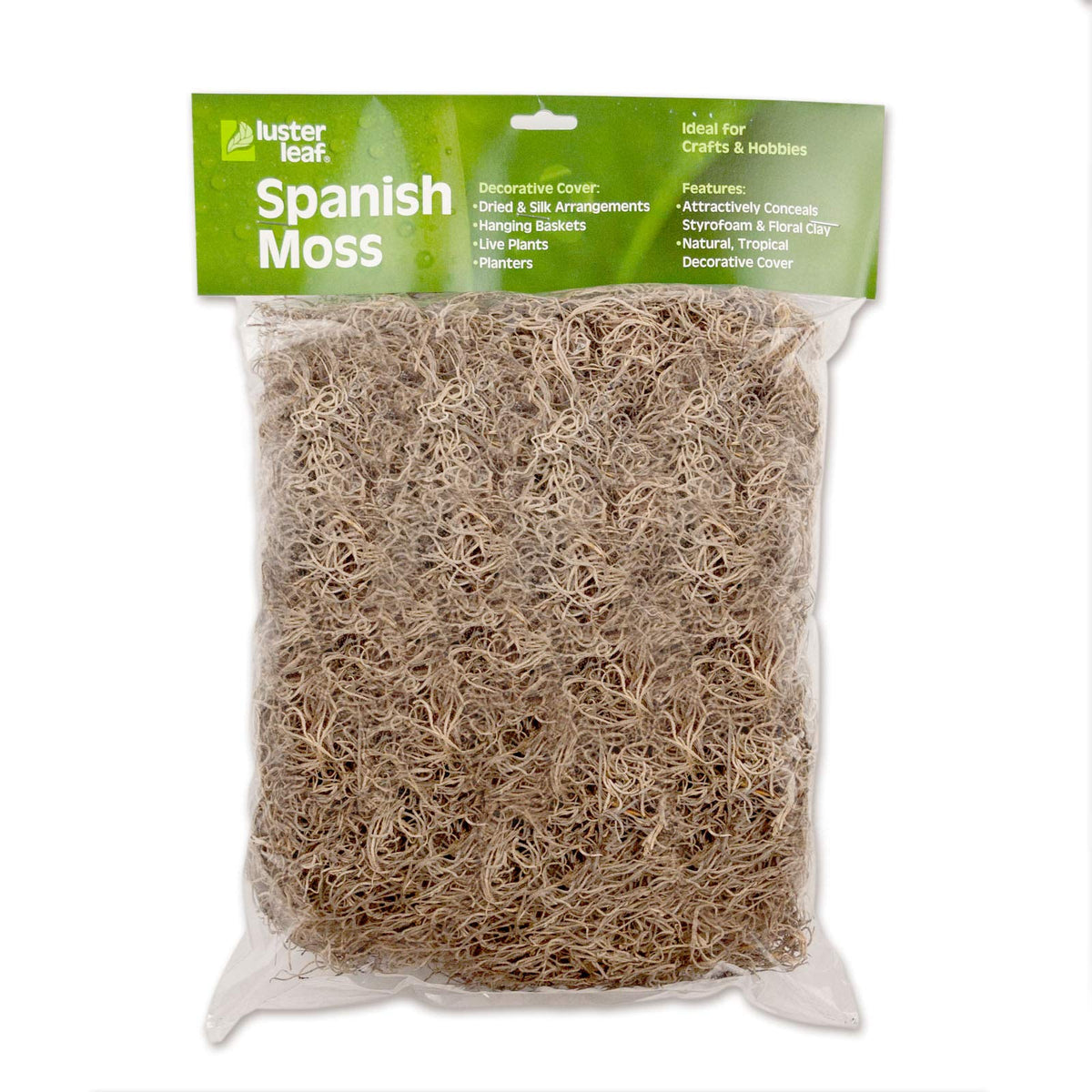 Luster Leaf Spanish Moss-700 Cubic Inches 1240, 700 Cuin, Moss