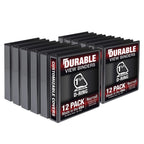 Samsill Durable 1.5 Inch Binder, Made In The Usa, D Ring Binder, Customizable Clear View Binder, Black, 12 Pack, Each Holds 350
