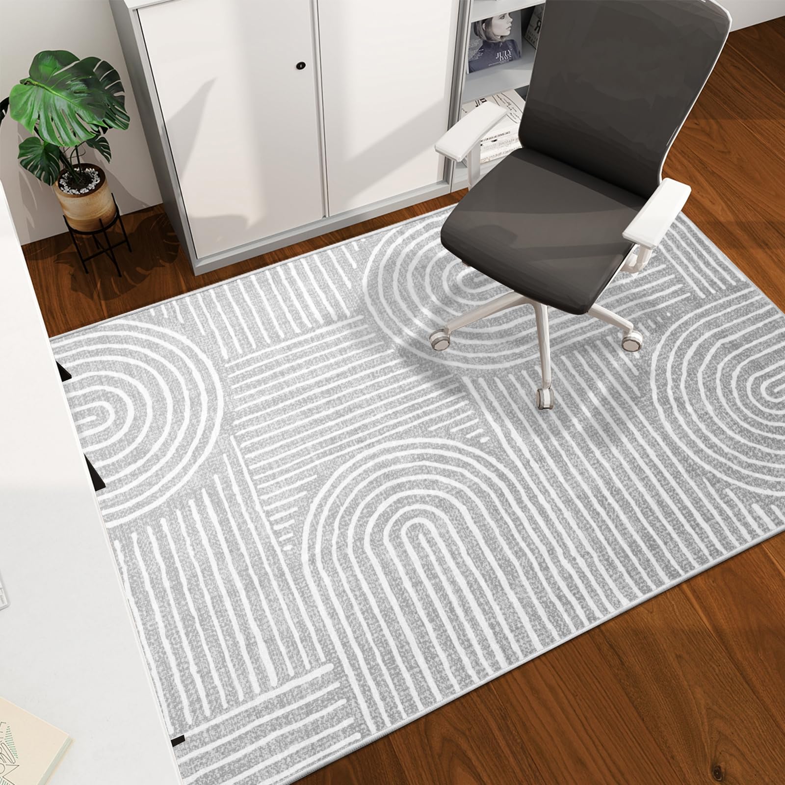 Office Chair Mat For Hardwood Floor, 60 'X45 ' Desk Chair Mat For Hardwood Floor, Easy Glide Computer Chair Mat Protector For