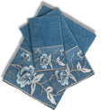 Popular Bath Dublin Rose, Towel Set, Blue