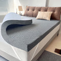 4 Inch Memory Foam Mattress Topper,Cooling Gel Infused High Density King(76 'X80 ') Topper With Removable Skin-Friendly Cover,