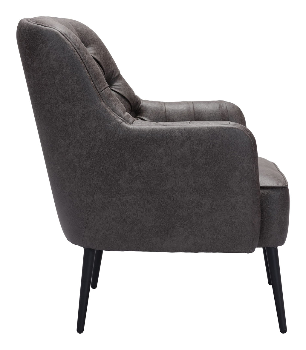 Zuo Tasmania Accent Chair Vintage Black