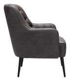 Zuo Tasmania Accent Chair Vintage Black