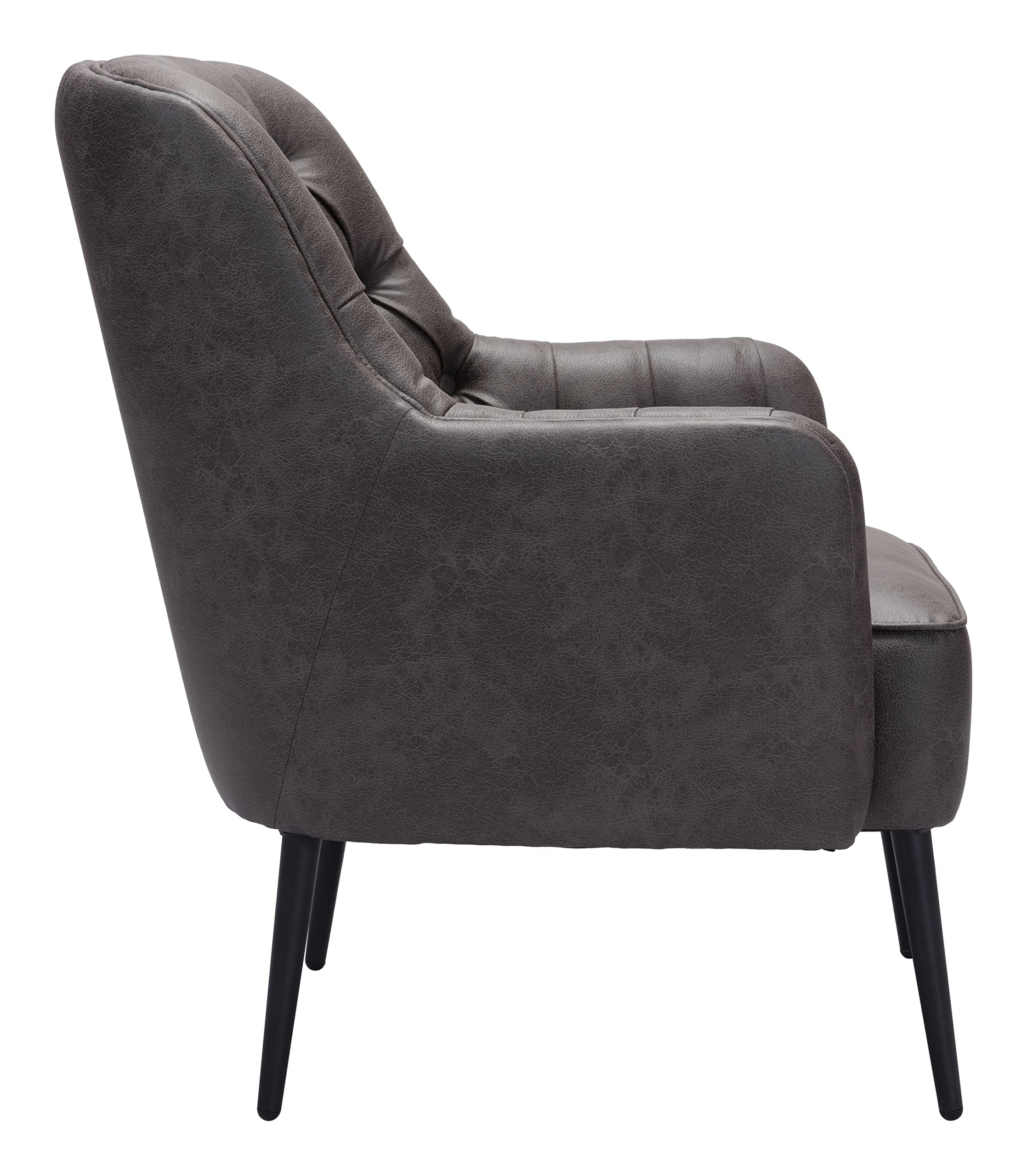 Zuo Tasmania Accent Chair Vintage Black