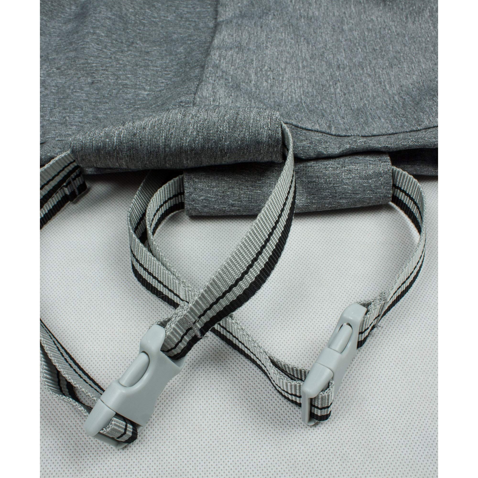 Shield Outdoor Platinum Polyester 56' X 36' Fire Table Cover In Gray Melange