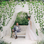 Jpsor 24Pcs Fake Leaves Artificial Ivy Garland Greenery Vines For Bedroom Decor Aesthetic Silk Ivy Vines For Room Wall Home Deco
