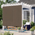 Love Story Custom Size 4X11 Ft Sun Shade Cloth With Grommets Pergola Shade Cover 95% Uv Protection For Patio Outdoor, Brown (Cus