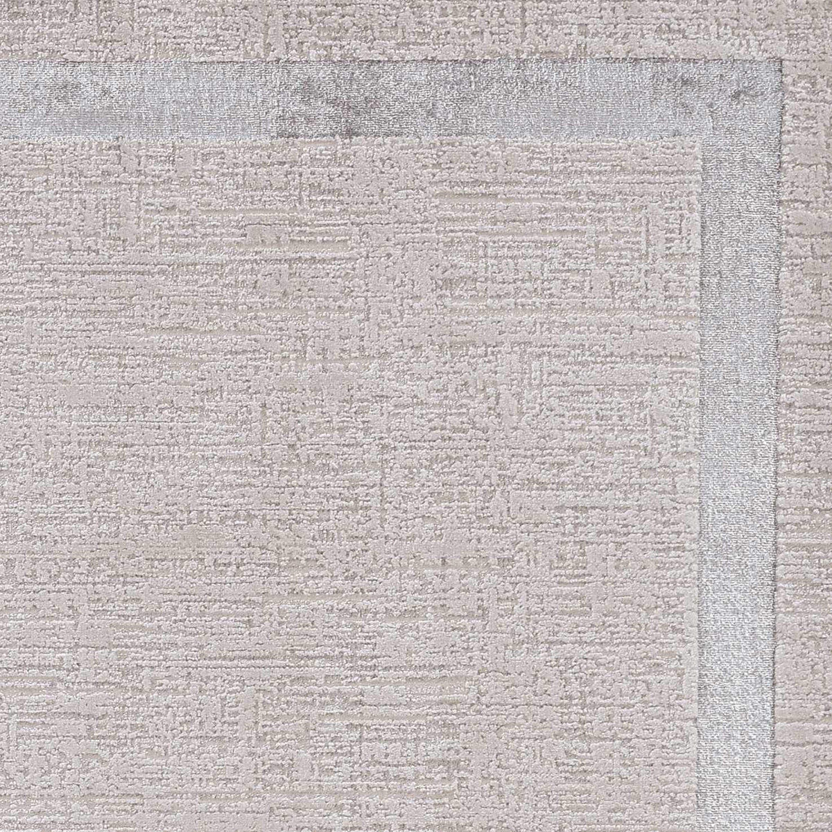 HomeRoots Decor 79' X 114' X 0.'25' Ivory/Silver Polypropelene/Polyester Rug