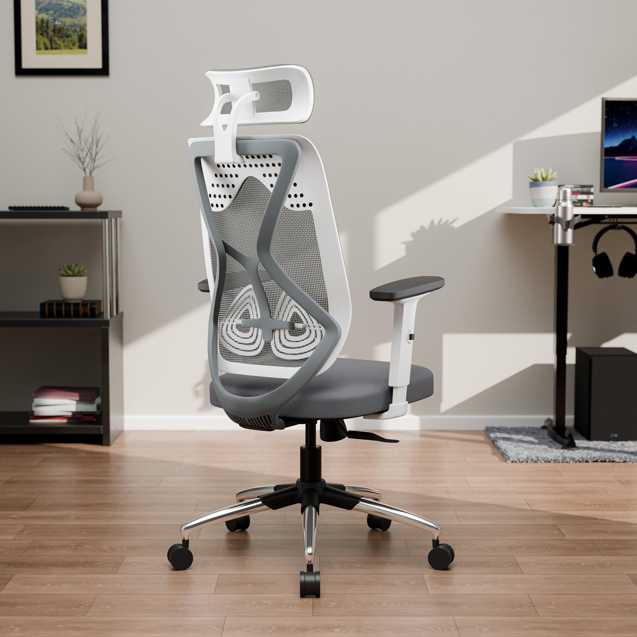 Green Soul Zodiac Lite | Office Chair|Flybird Ergonomic Design|1D Adjustable Armrests|Synchro Tilt Lock Mechanism|Adjustable Lum