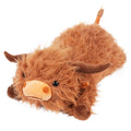 20    Weighted Highland Cow Stuffed Animals for Adults & Kids, 5lbs Large Weighted Highland Cow Lap Animals Plush Gift for Valen