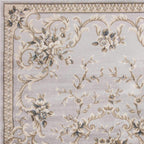 HomeRoots Decor 3'3' x 5'3' Polypropelene Light Grey Area Rug