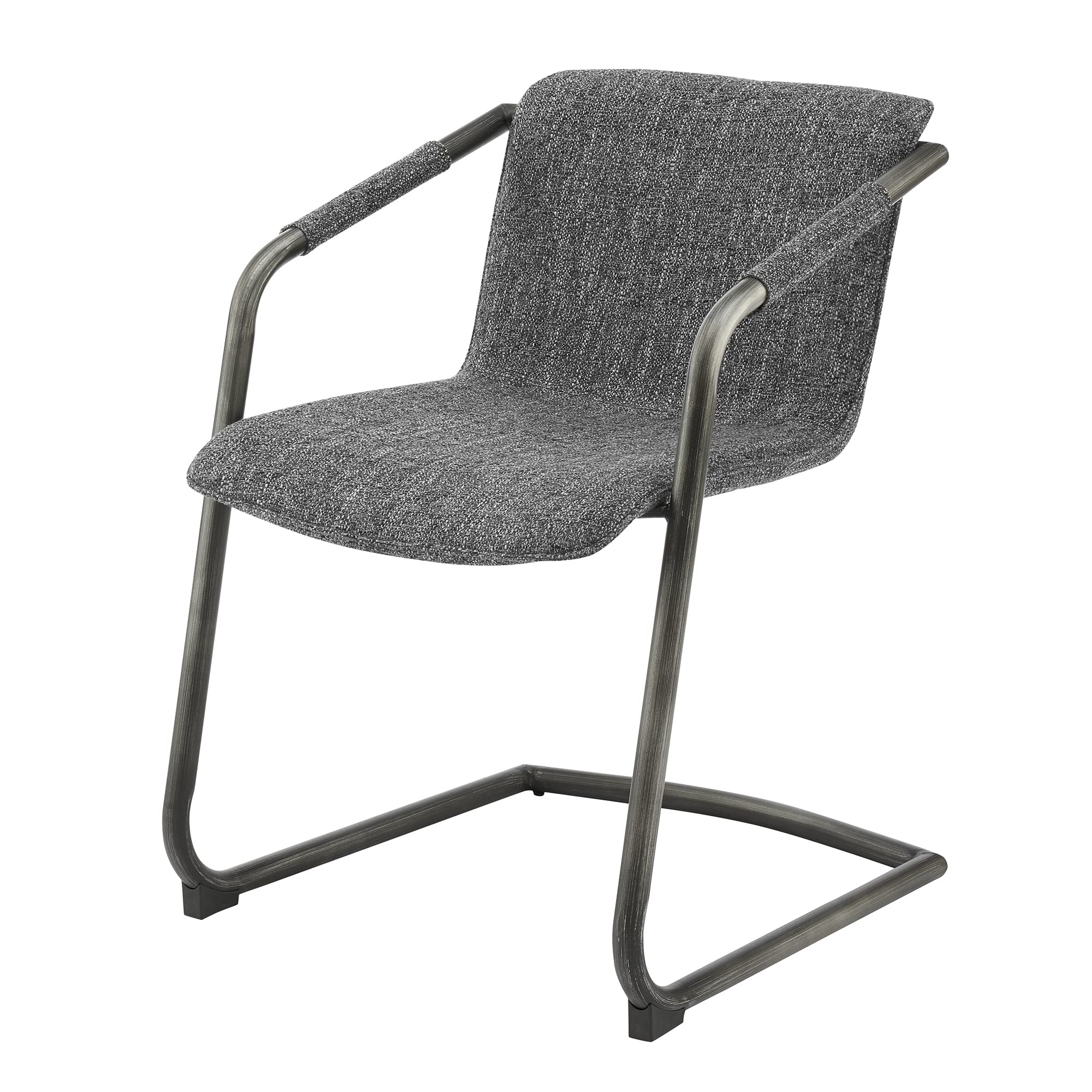 Npd Furniture And More Indy Fabric Side, Blazer Dark Gray (Set Of 2) Dining Chair