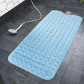 JELLEX Extra Long Bath Tub Mat with AntiSkid Suction Cups and Drain Holes Bathtub Mat Anti Skid Bathroom Mat (Multi color) (Pac