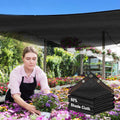 60% Shade Cloth,6x14ft Tear Resistant Sun Shade Net with Reinforced Grommet,Durable Garden Shade Tarp Cover for Greenhouse,Plant