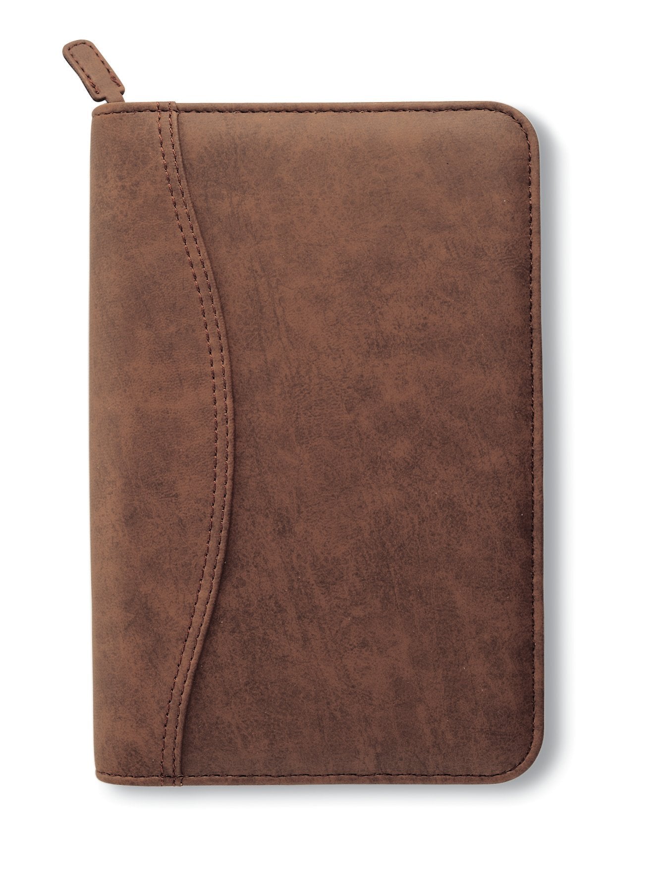 Day-Timer Distressed Look Starter Set Organizer, Undated, 7 Ring, Desk Size, 5-1/2 X 8-1/2', Brown (43184)