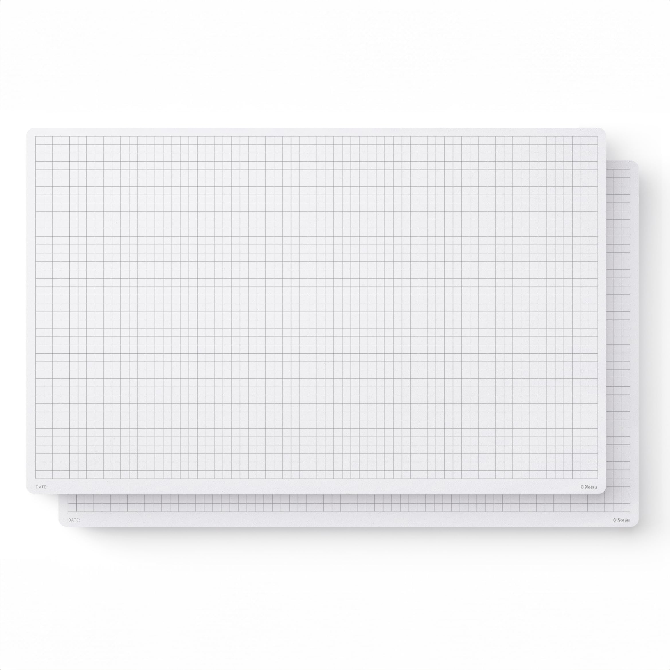 Notsu Graph Notepads 11 X 17 Inch, 2 Pack | Large Graphing Double Sided Drafting Pads With 1/4' Quad Grid Premium Thick Paper 1