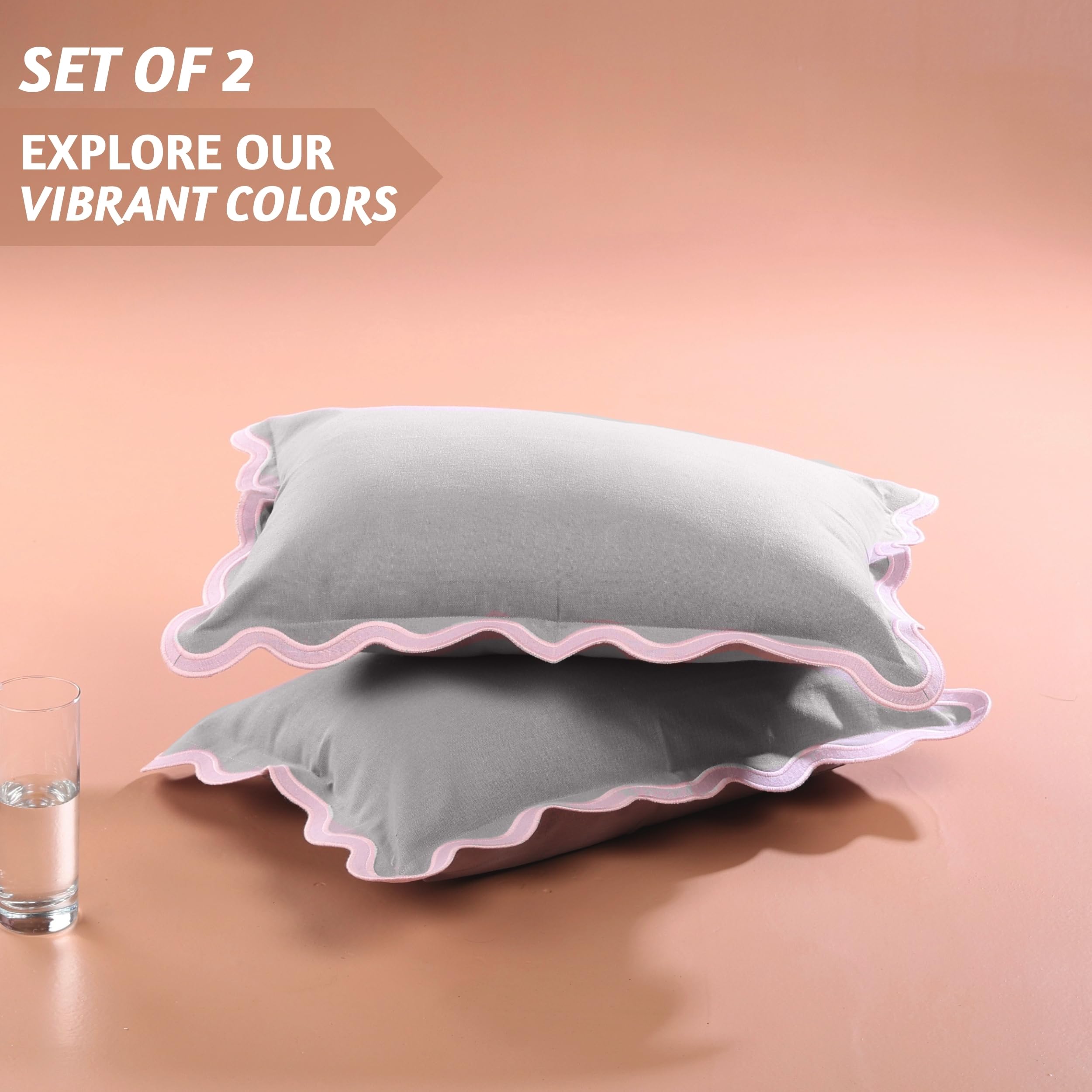 Folkulture Throw Pillow Covers 12X20 Lumbar Pillow Decorative, Set Of 2 Couch Pillows For Living Room, Cute Outdoor Pillows, Cot