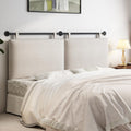 Bshomgi Headboards Queen Size Headboard Wall Mounted Headboards King For Bed With Linen Upholstery And Button Tufted Hanging Headboard For Bedroom Christmas Day For Family(Beige, Queen)
