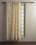Maison D' Hermine 100% Cotton Curtain - 50'X84' Almond Decorative Curtain - Aesthetic Curtains For Farmhouse, Kitchen & Bedroo