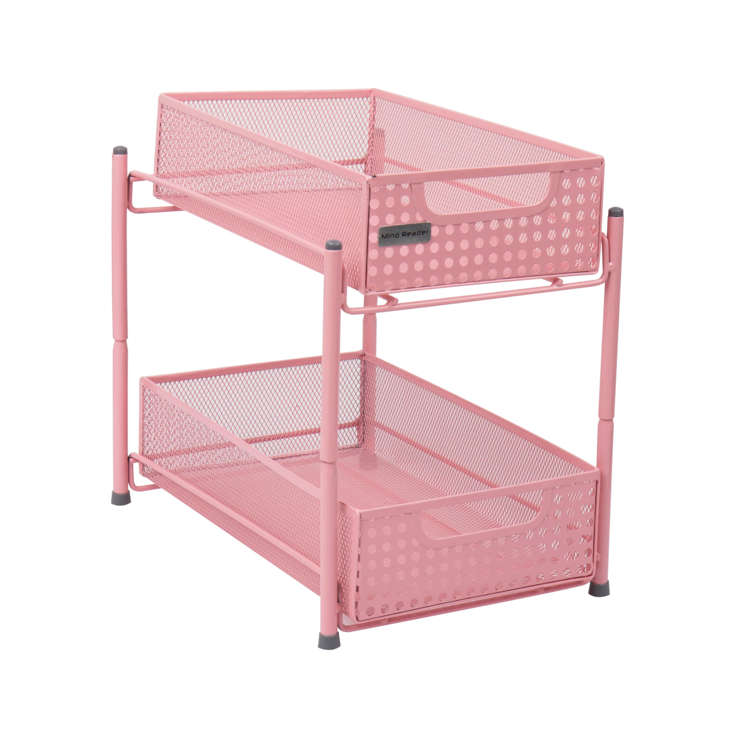 Mind Reader Accessory Organizer, 2 Tier, Pink