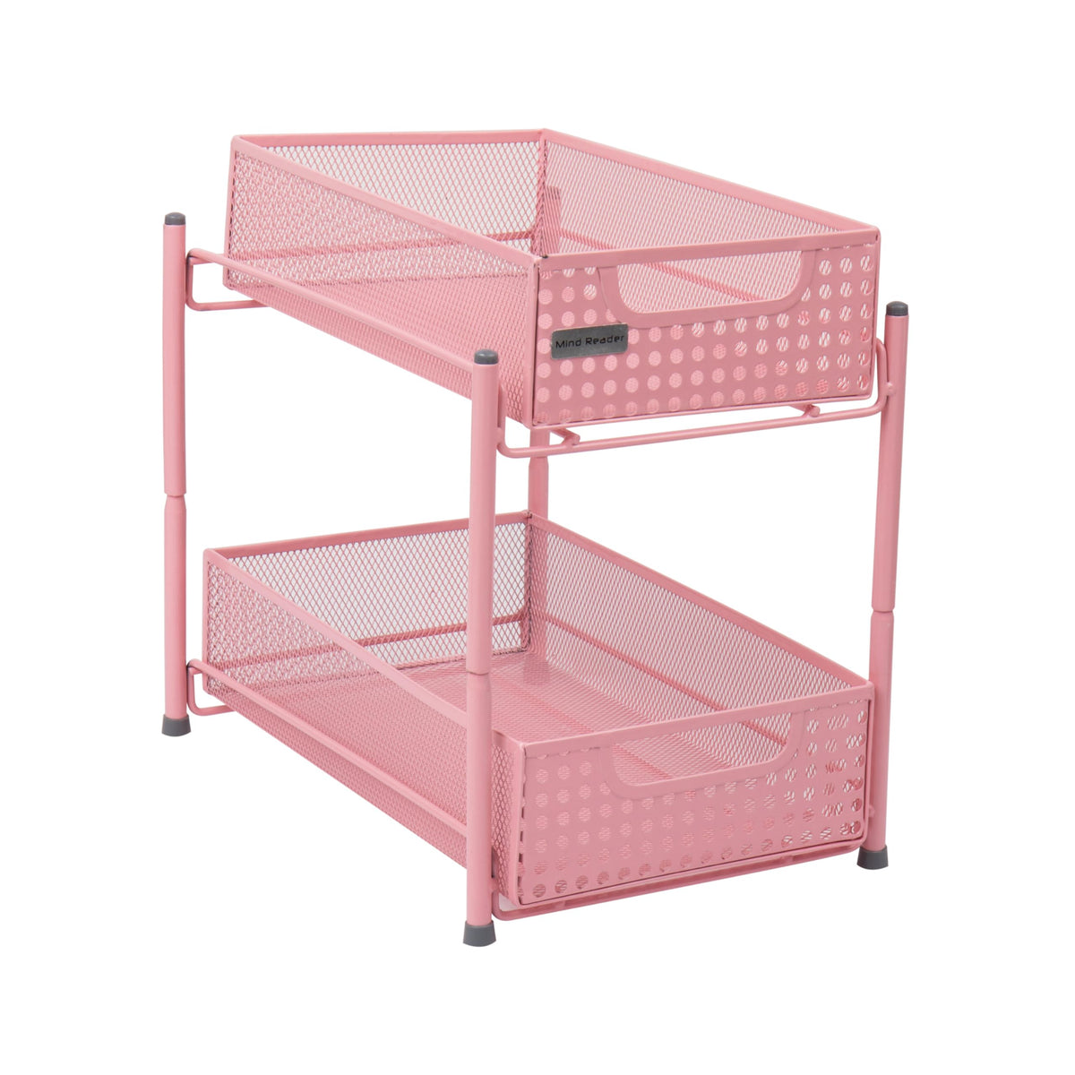 Mind Reader Accessory Organizer, 2 Tier, Pink