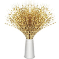 Geosar 30 Pcs Valentines Day Artificial Glitter Berry Stem Decorations Bead Sticks Pick 17 Inch Xmas Ornaments Glittery Twigs f