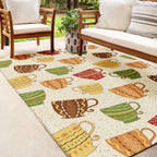 Dalyn Rugs Kendall Ke15 Ivory 9' X 12' Indoor Outdoor Area Rug, Easy Clean, Machine Washable, Non Shedding, Bedroom, Living Room