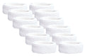 Unique Sports 1' Bicep Band Armband (6 Pair), White