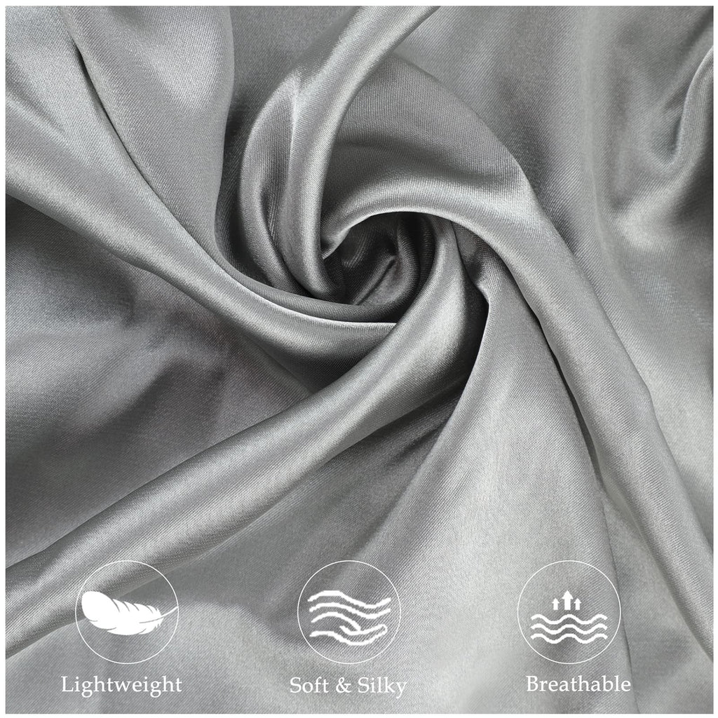 2 Pack Satin Pillowcase For Zelimun Cervical Pillow, Contour Pillow Case Cover, Smooth & Soft Pillowcase For Sleeping Pillow, Gr