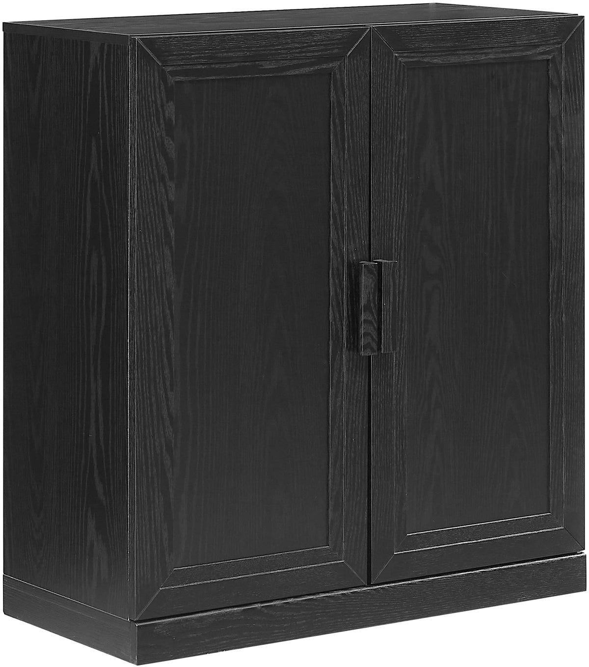 Crosley Furniture Essen Stackable Kitchen Pantry Storage Cabinet With Doors And Shelves, Accents Cabinets, Black