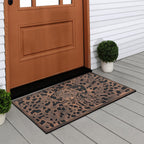 A1 Home Collections Pin Outdoor Entrance,Fun Designed Floor, Welcome Front Door Indoor Non-Slip Backing Rubber Mat For Outside,