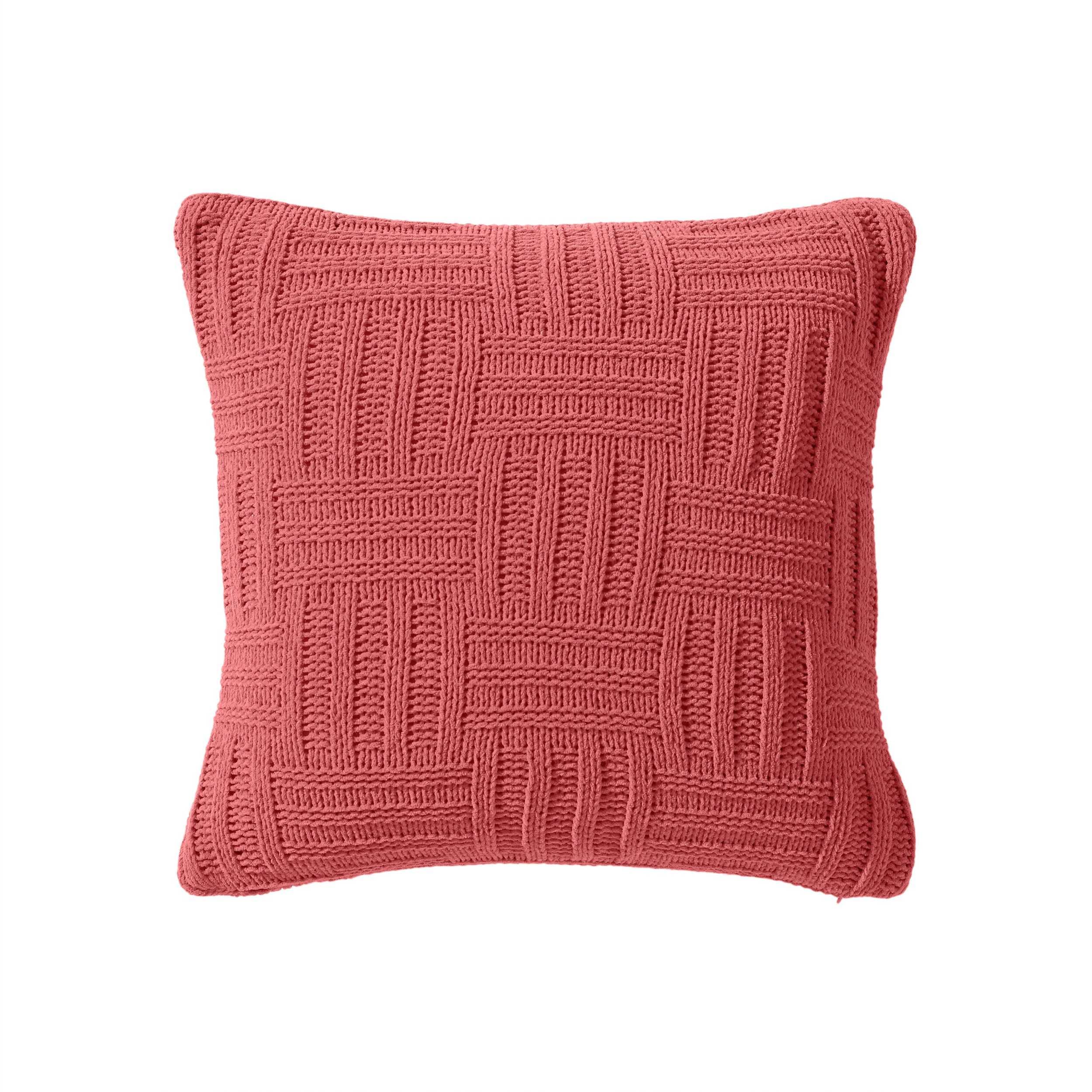 Tommy Bahama Throw Pillow Soft Cotton With Zipper Closure, Tropical Design, Ideal For Bed Or Couch, 20' X 20', Chain Basket Co